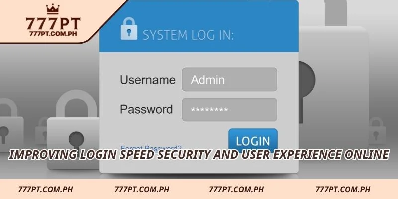 Improving login speed security and user experience online