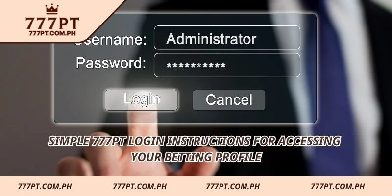 Simple 777PT login instructions for accessing your betting profile