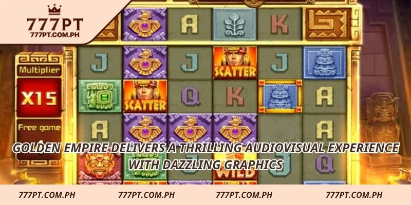 Golden Empire delivers a thrilling audiovisual experience with dazzling graphics