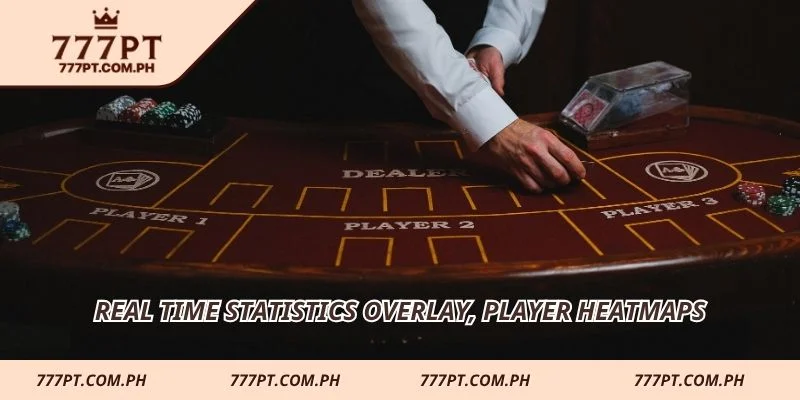 Real time statistics overlay, player heatmaps