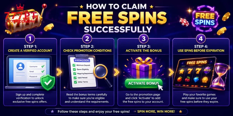 How to Claim Free Spins Successfully